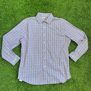 MICHAEL Michael Kors Plaid Slim-fit Non-Iron Dress Shirt